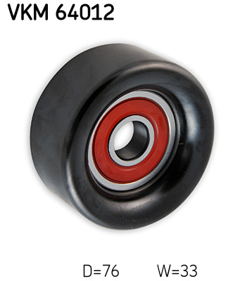 Galoppino/Guidacinghia, Cinghia Poly-V - VKM 64012 SKF
